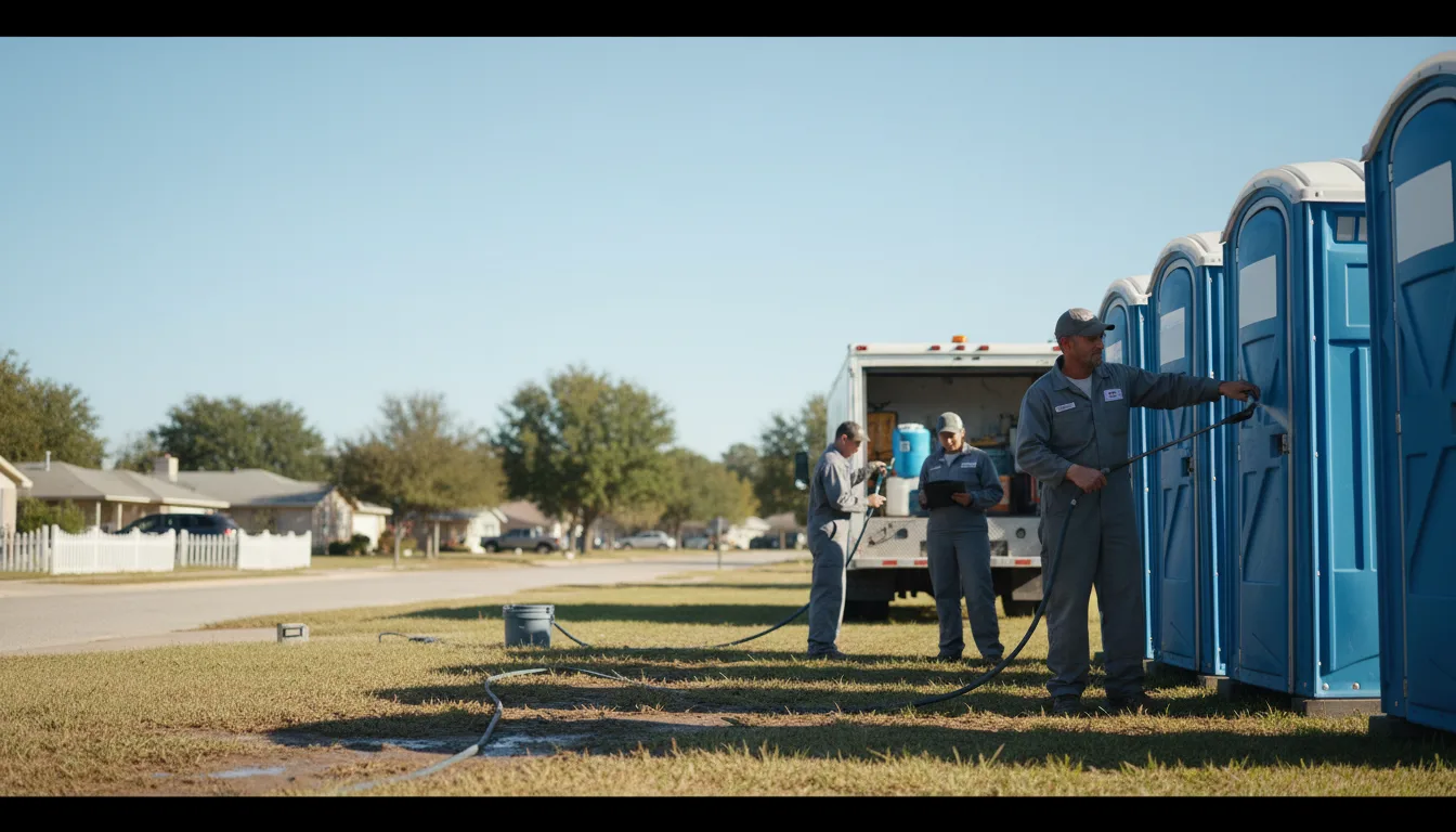 Long-Term Portable Toilet Rental in Sylacauga, AL near me
